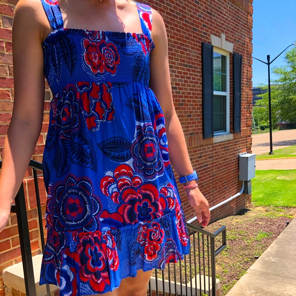 Festive Floral Sundress